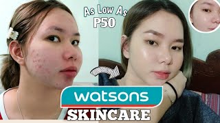 PAANO MAWALA ANG BUMPS ✨ Butlig  HOW I CLEARED MY SKIN JOURNEY  WATSONS SKINCARE [upl. by Audres]