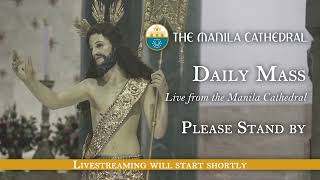 Daily Mass at the Manila Cathedral  April 12 2024 730am [upl. by Adalai591]