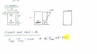 Design of Doubly Reinforced Concrete Beam Example [upl. by Airehs]