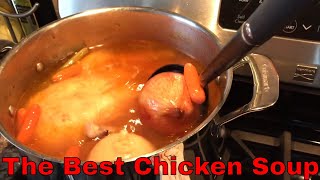 How To Make Homemade Chicken Soup Recipe [upl. by Ttirrem403]