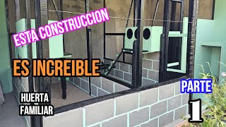 Hermosa CONSTRUCCIÓN en al huerta super GALLINERO con muchas ventajas paso a paso TUTORIAL [upl. by Carberry]