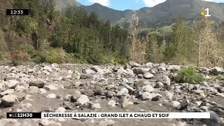 La sécheresse sévit dans le cirque de Salazie Illustration à GrandÎlet [upl. by Pyotr]