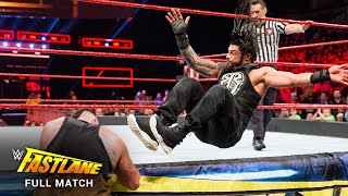 FULL MATCH  Roman Reigns vs Braun Strowman WWE Fastlane 2017 [upl. by Emeric]