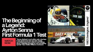 The Beginning of a Legend Ayrton Sennas First Formula 1 Test [upl. by Yortal]