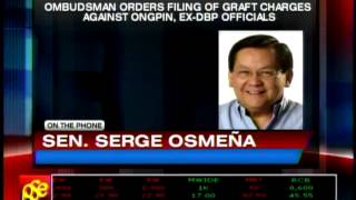 Osmeña Sandiganbayan will accept case vs Ongpin DBP officials [upl. by Roberta]