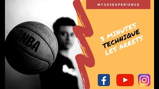 3 minutes technique  Les arrêts  Jump stop [upl. by Ayisan]