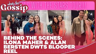 DWTS Ilona Maher amp Alan Bersten LiftHeavy Dance Blooper Reel [upl. by Cirdek]