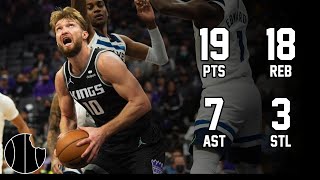 Domantas Sabonis Highlights  Kings vs Warriors  27th Oct 2023 [upl. by Rozina]