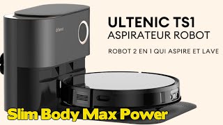 Ultenic TS1 Aspirateur Robot Laveur avec Station de Vidange Automatique [upl. by Ayik]