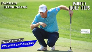 READING THE GREENS  Paddys Golf Tip 19  Padraig Harrington [upl. by Briant399]