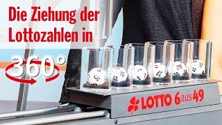 Die Ziehung der Lottozahlen vom 18042018 in 360 Grad [upl. by Artenra]