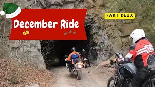 Leipers Fork TN December Dual Sport Ride  Part 2 [upl. by Zetnauq419]