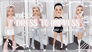 ROBLOX DRESS TO IMPRESS OUTFIT  HAIR COMBOS IDEAS  ETERNXITY [upl. by Cassady]