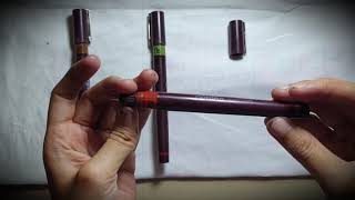 How to clean a Rotring Isograph pen [upl. by Alimhaj260]