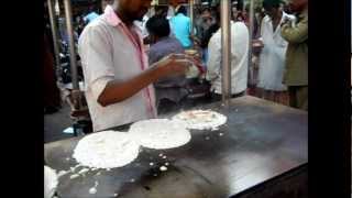 Awesome White Butter Dosa  Indian Street Food Recipes [upl. by Mcgraw]