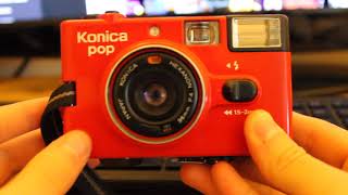 How to Load Film in a KONICA POP RED [upl. by Monty991]