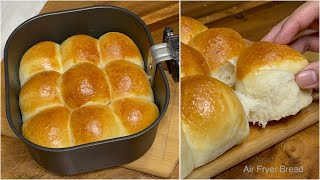 AIR FRYER BREAD MultiPurpose Dough Part 2Soft Dinner Rolls [upl. by Alakcim350]