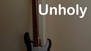 Unholy electric guitar cover [upl. by Jarin]