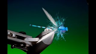 Fly Tying a Braided Blue Damsel dry fly with Barry Ord Clarke [upl. by Mukund]