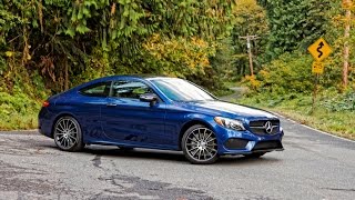 2017 MercedesBenz C300 4Matic Coupe Car Review [upl. by Bondie]