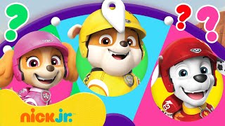 PAW Patrol Rescue Wheels Spin the Wheel 2 w Marshall Rubble amp Skye  Games For Kids  Nick Jr [upl. by Ytinirt]