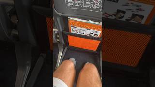 EasyJet Extra legroom seats row 13 seats D and E travel easyjet [upl. by Ixela112]