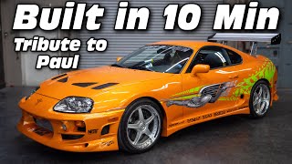 Fast amp Furious Supra Built In 10 Mins  90 Unseen Footage [upl. by Ainer]