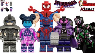 Lego SpiderMan Across The SpiderVerse SpiderMan Unofficial Koruit KT1072 SpiderMan 2099 [upl. by Herm]