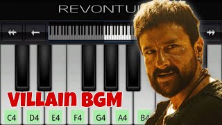 Devara Villain BGM  Bhaira  Easy Piano Tutorial  Anirudh [upl. by Broderick414]