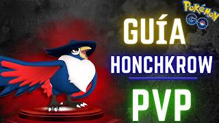 ⚠️¿Es un DESASTRE en PvP 😱 Los MEJORES ATAQUES de HONCHKROW en Pokémon GO😱 [upl. by Faubert]