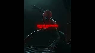 “Give me everything you took from me” Spiderman Edit  shorts edit odetari spiderman [upl. by Ayouqes927]