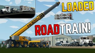 Plane Cargo Road Train Loaded  Stormworks Build and Rescue [upl. by La268]