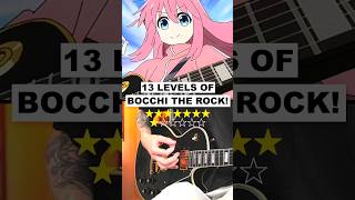 13 LEVELS OF BOCCHI THE ROCK bocchitherock bocchi guitar [upl. by Rosner]