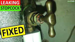 How to fix a Leaking Stopcock  How to stop a Dripping Stopcock [upl. by Eelarat]