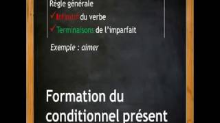 Conditionnel présent  formation [upl. by Ainslie212]