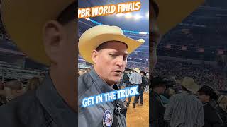 PBR World Finals Night 1 Round 1 Get in the Truck youtubeshorts pbr travel [upl. by Ecirehs]