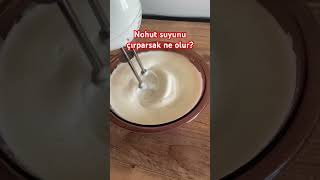 Aquafaba yapılışıaquafaba nohut vegancooking veganfood keşfetölmüş keşfetol keşfetküsmüyüz [upl. by Jordan]