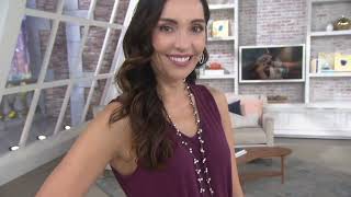 UNOde50 Silvertone Double Strand Beaded Stretch BraceletTandem on QVC [upl. by Asillim]