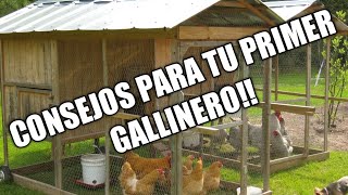 COMO HACER TU PRIMER GALLINERO CONSEJOS PARA TU PRIMER GALLINERO [upl. by Airtap]