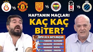 GalatasarayManchester United ve haftanın maçları kaç kaç biter İşte yorumcularımızın tahminleri [upl. by Aralc]