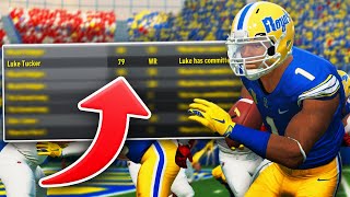 My COMMUNITY COLLEGE got so many COMMITS NCAA Football Dynasty [upl. by Ahsenek]