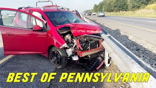 BEST OF PENNSYLVANIA DRIVERS  20 Minutes of Road Rage Accidents Convenient Cop amp More [upl. by Airaet]