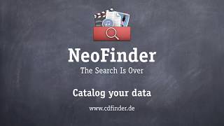 Catalog your data with NeoFinder [upl. by Araz]