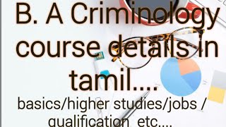 B A criminology course details in tamil [upl. by Eiramalegna]