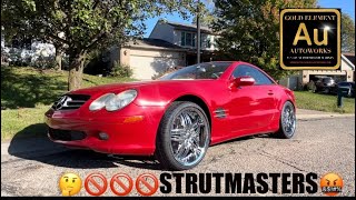 Strutmaster vs Silver’s Neomax Coilovers 👉 2006 Mercedes SL500 R230 Conversion [upl. by Keefe294]