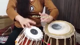 Amazing performance tabla soloReshma pandit [upl. by Ydnem565]