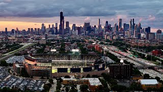 Crosstown Classic Sox vs Cubs August 2024 Drone Shots [upl. by Atsillac282]