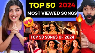 2024s Most Viewed Indian Songs on YouTube Top 50  Top Indian Songs Of The Year 2024 [upl. by Nniuq743]