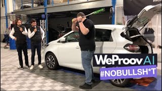 AI for vehicle inspection damages amp claims management  Car damage detection with WeProovAI [upl. by Einnej241]