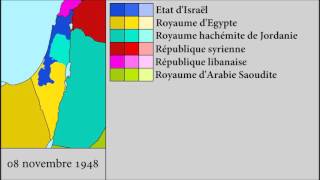 ArabIsraeli War 19481949 Every Day [upl. by Aikin]